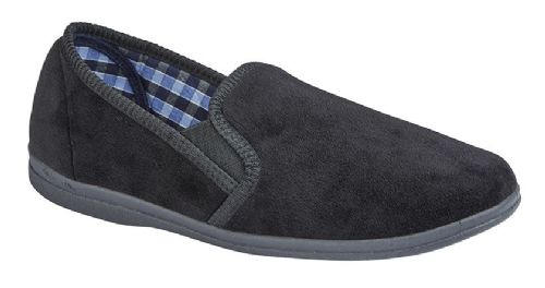 Sleepers Slippers MS337A Black size 12